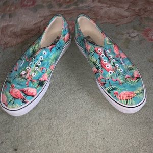 Vans Flamingo Pattern Size 13